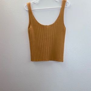 mustard yellow PacSun tank